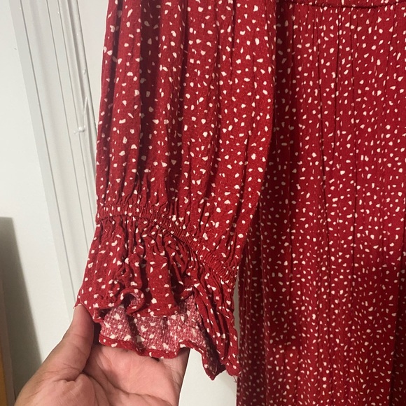 Ava & Viv Red Polka Dot Dress - Picture 6 of 9